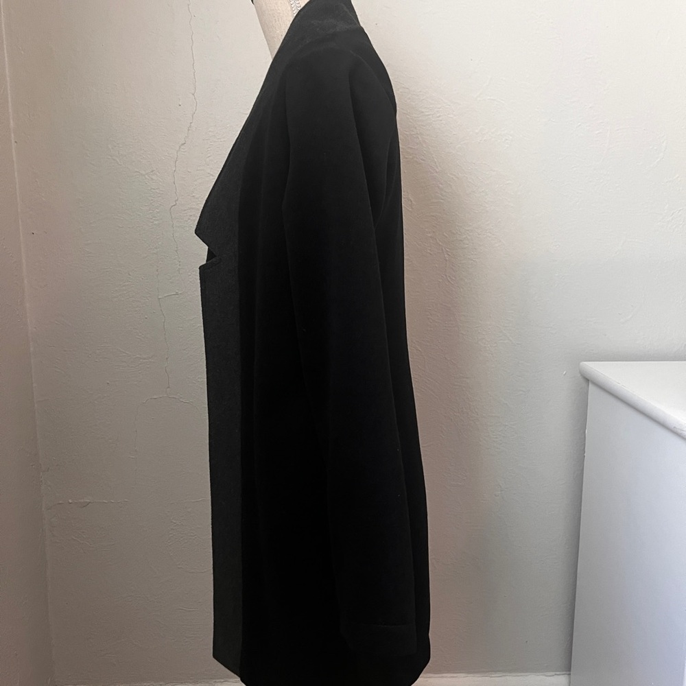 Final Touch Black And Gray Streamlined Blazer Wit… - image 7